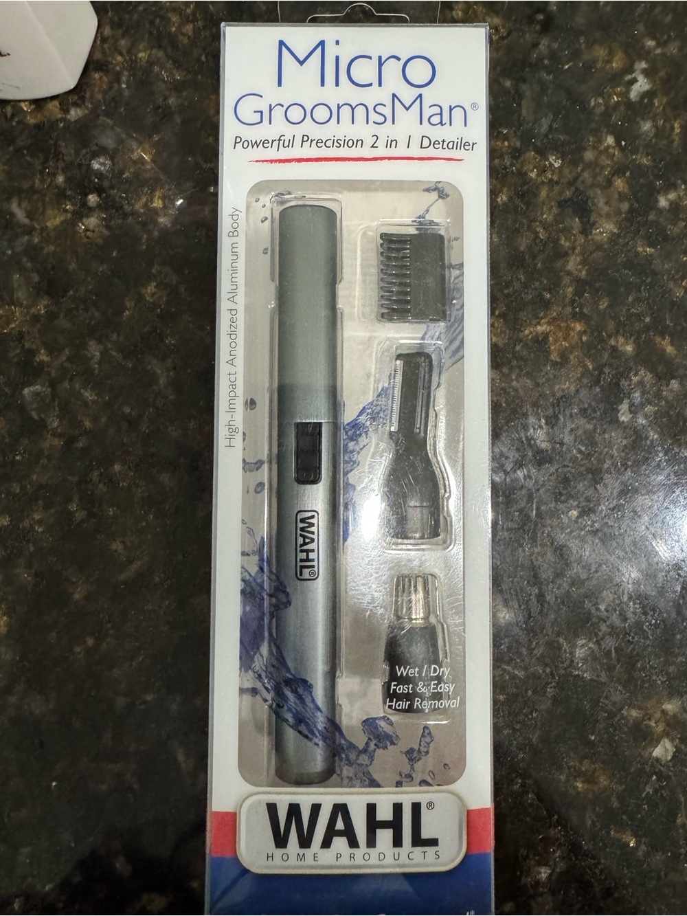 Wahl Micro GroomsMan 2-in-1 Detail Trimmer - Silver